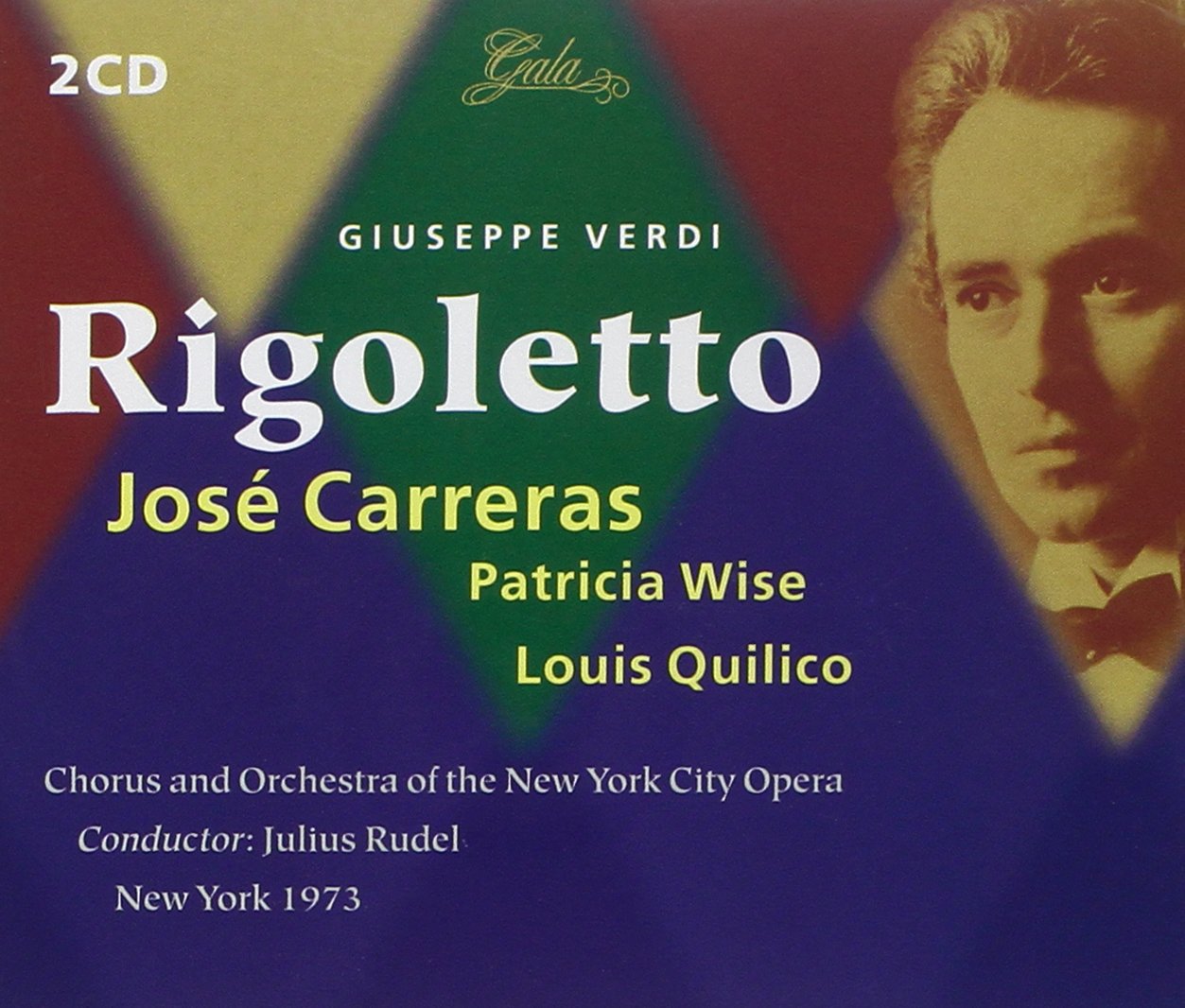 Giuseppe Verdi: Rigoletto: Jose Carreras 2-Disc Set