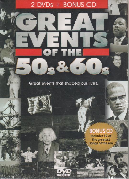 Great Events Of The 50s & 60s 3-Disc Set