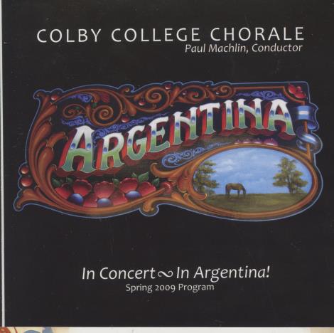 Colby College Chorale: In Concert: In Argentina!