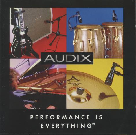 Audix: Performance Is Everything Promo 2-Disc Set