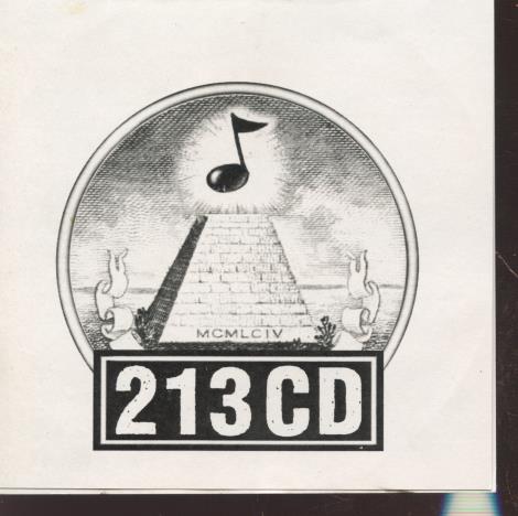 213CD Sampler 1995 Promo w/ Front Artwork