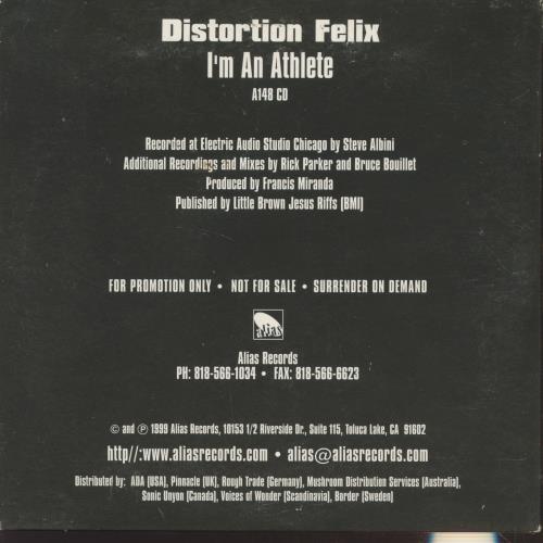 Distortion Felix: I'm An Athlete Promo – NeverDieMedia