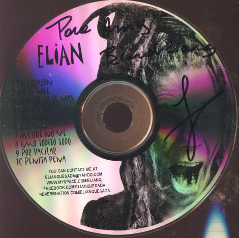 Elian Quesada: Elian Quesada Signed w/ No Artwork