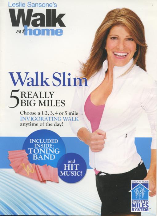 Leslie Sansone: Walk At Home: Walk Slim: 5 Really Big Miles w/ No Toning Band