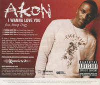 Akon Feat. Snoop Dogg: I Wanna Love You Promo w/ Back Artwork