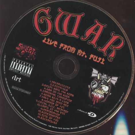 Gwar: Live From Mt. Fuji w/ No Artwork