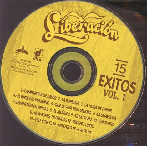 Liberacion: 15 Exitos Vol. 1 w/ No Artwork