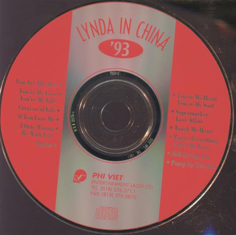 Lynda Trang Dai: Lynda In China '93 w/ No Artwork