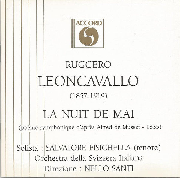 Ruggiero Leoncavallo: La Nuit De Mai