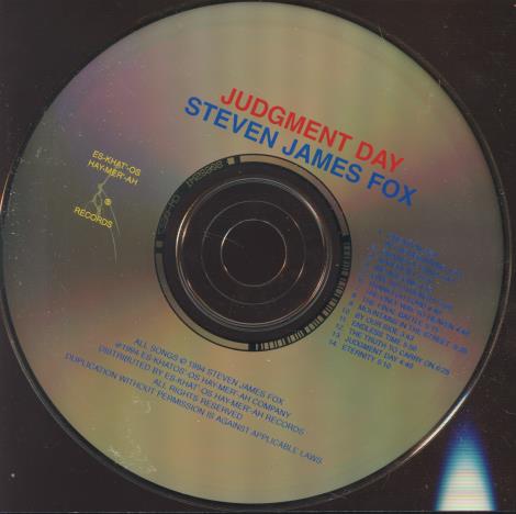 Steven James Fox: Judgment Day w/ Back Artwork
