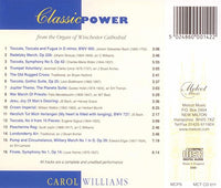 Carol Williams: Classic Power: Popular Organ Music From Winchester Cathedral