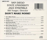 San Diego State University Jazz Ensemble: Don't Make Noise! w/ Punch Hole