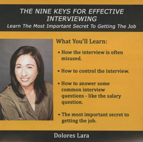 The Nine Keys For Effective Interviewing