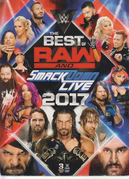 WWE: The Best Of Raw & SmackDown Live 2017 3-Disc Set – NeverDieMedia