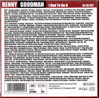 Benny Goodman: I Had To Do It 10-Disc Set