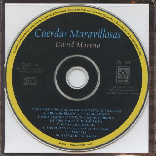 David Moreno: Cuerdas Maravillosas w/ No Artwork