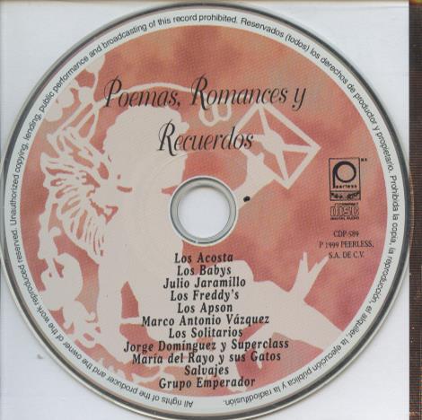 Poemas, Romances Y Recuerdos w/ No Artwork