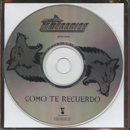 Los Temerarios: Como Te Recuerdo w/ No Artwork