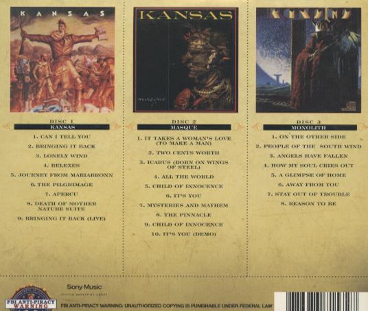 Kansas: Triple Feature 3-Disc Set – NeverDieMedia