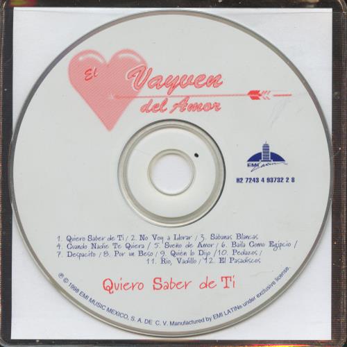 El Vayven del Amor: Quiero Saber de Ti w/ No Artwork
