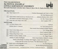 The Festival Singers Of Loyola Marymount University: Messe Cum Jubilo