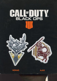 Call Of Duty: Black Ops Zombies: 10 Iron On Patches & 3 Cards Promo
