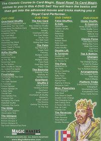 Royal Road To Card Magic 4-Disc Set