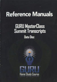 GURU MasterClass Summit Transcripts 2009