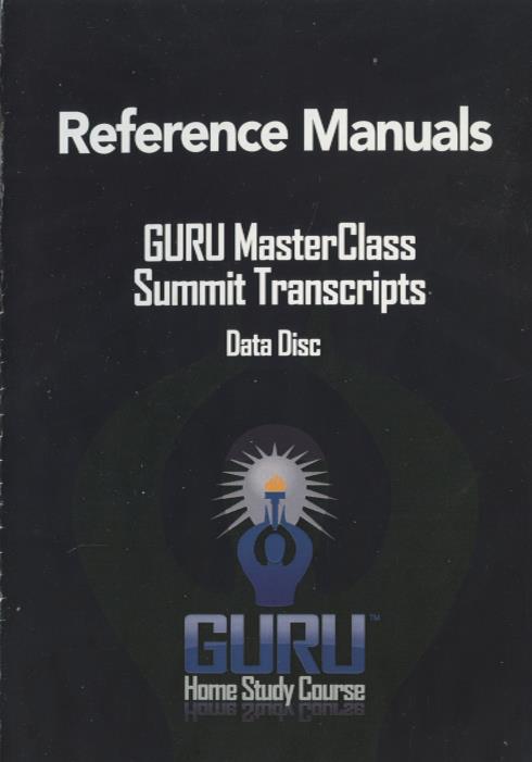 GURU MasterClass Summit Transcripts 2009
