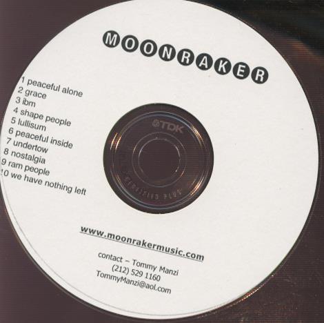 Moonraker: Unreleased Album Promo 10-Track w/ No Artwork