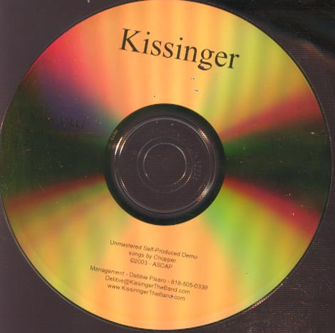 Kissinger: Unmastered Self-Produced Demo 3-Track w/ Dry Rot & No Artwork
