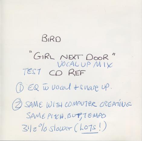 Bird 3: Girl Next Door: Vocal Up Mix Test Promo