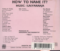 Ilaiyaraaja: How To Name It?