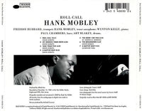 Hank Mobley: Roll Call w/ Back Artwork