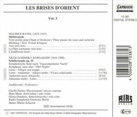 Les Brises D'Orient: Breezes From The Orient: Sheherazade Vol. 3
