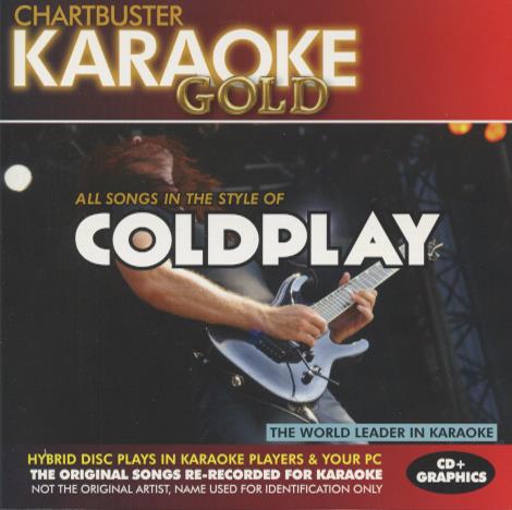 Chartbuster Karaoke Gold: All Songs In The Style Of Coldplay