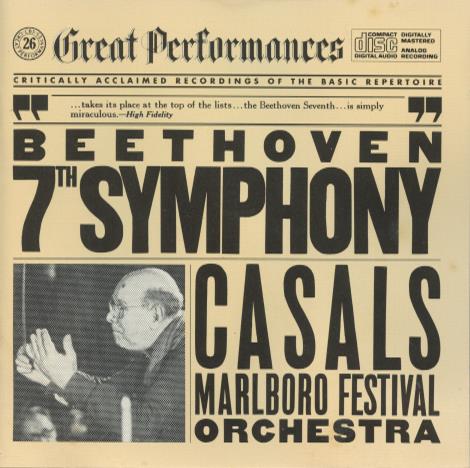 Ludwig Van Beethoven: Symphony No. 7: Casals Marlboro Festival