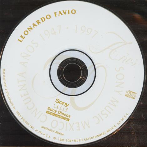 Leonardo Favio: Leonardo Favio w/ Back Artwork