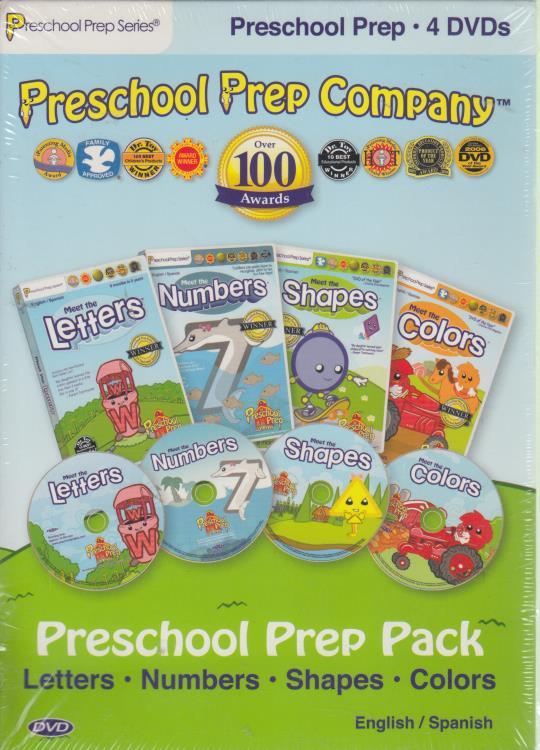 Meet The Letters, Meet The Numbers, Meet The Shapes, Meet The Colors 4-Disc Set