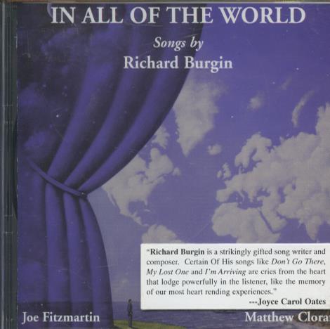 Richard Burgin: In All Of The World w/ Cracked Case