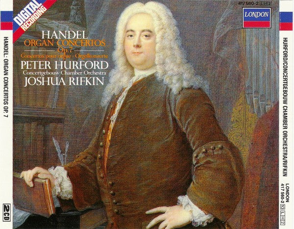 Handel: Organ Concertos, Op. 7 2-Disc Set w/ Cracked Case