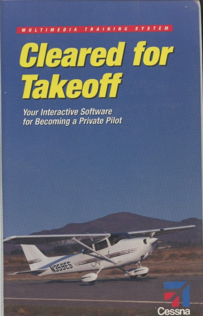 Cessna: Cleared For Takeoff: Private Pilot: Multimedia Training System 29-Disc Set w/ Charting Instruments