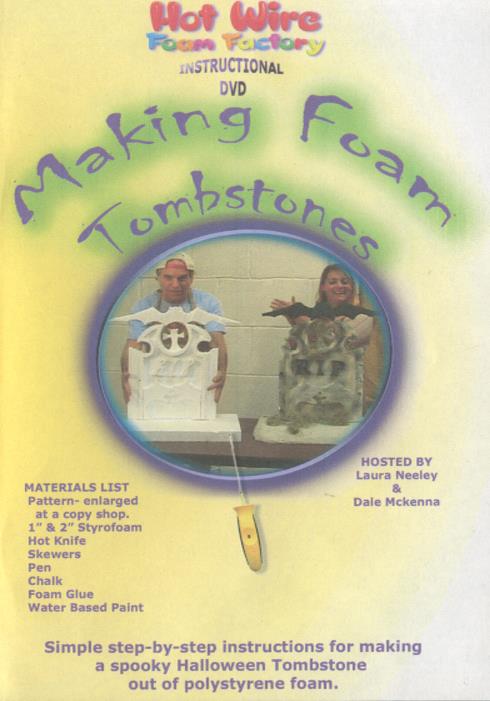 Making Foam Tombstones