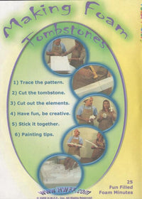 Making Foam Tombstones