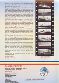 The Great Liners: Ships To New Zealand