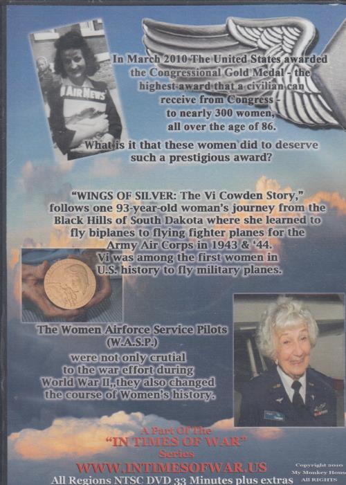 Wings Of Silver: The Vi Cowden Story – NeverDieMedia