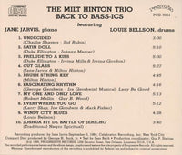 The Milt Hinton Trio: Back To Bass-Ics
