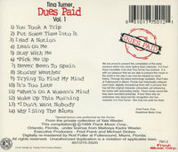 Tina Turner: Dues Paid Vol. 1 w/ Back Artwork