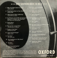 Oxford American: 2003 Southern Music CD No. 6 w/ Damaged Artwork
