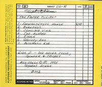 The Paper Tulips: Sound Tape Recording